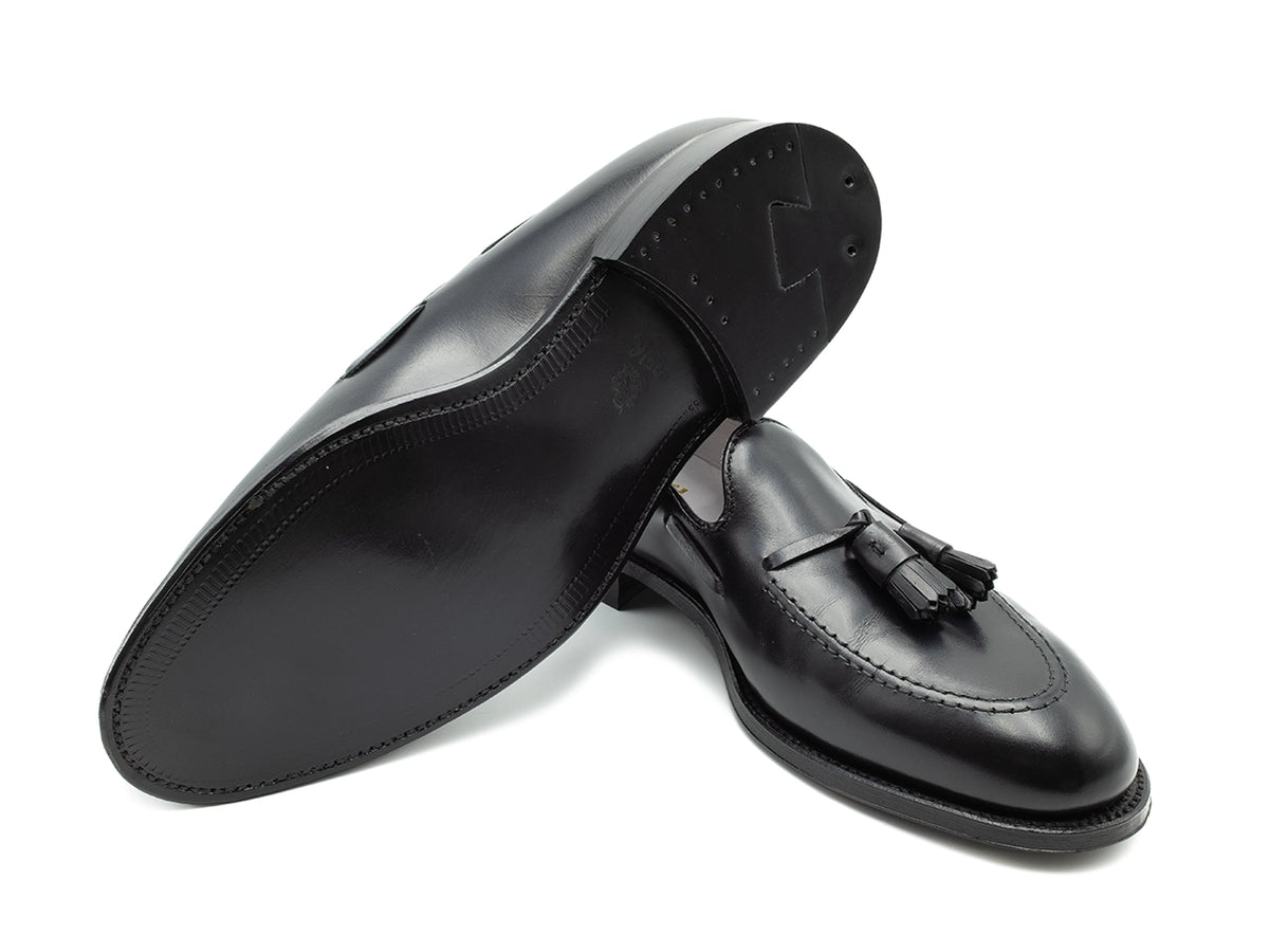 Tassel Moccasin Black Calf