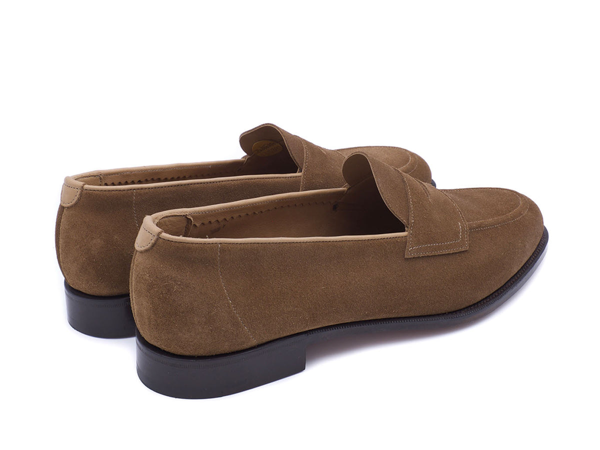 Piccadilly Unlined Raw Umber Suede