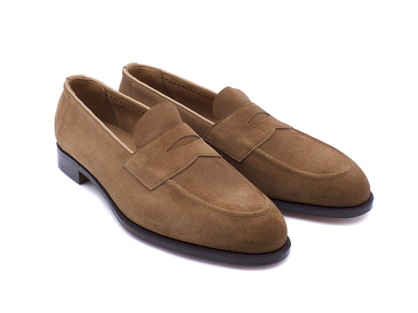 Piccadilly Unlined Raw Umber Suede