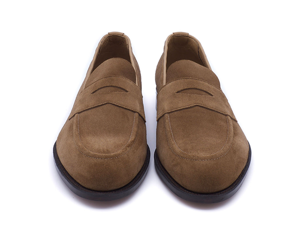 Piccadilly Unlined Raw Umber Suede