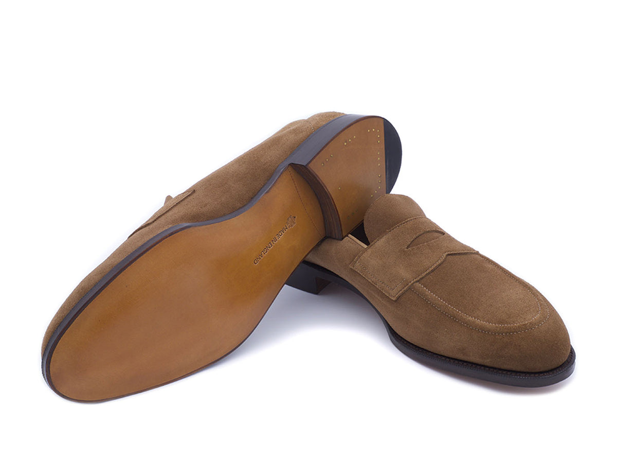 Piccadilly Unlined Raw Umber Suede