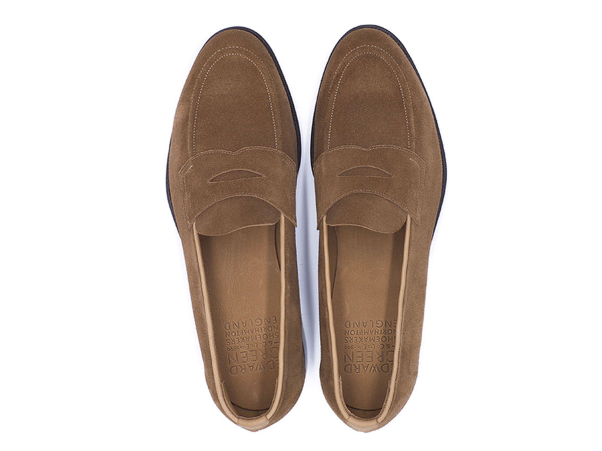 Piccadilly Unlined Raw Umber Suede