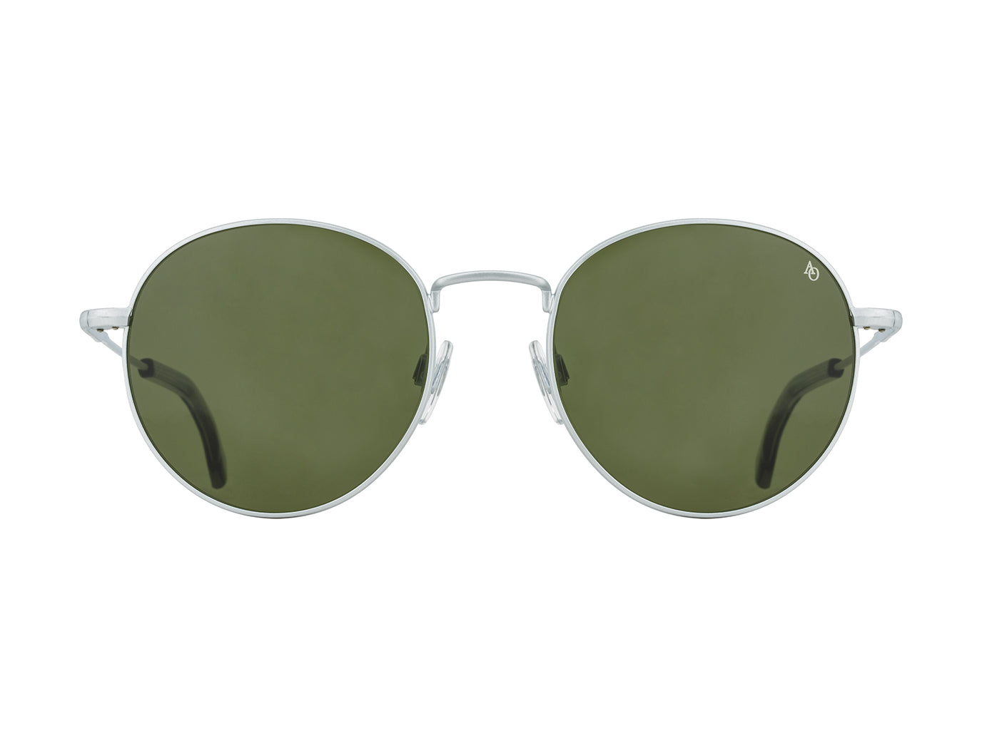 AO-1002 Matte Silver Green Nylon Lens Polarised