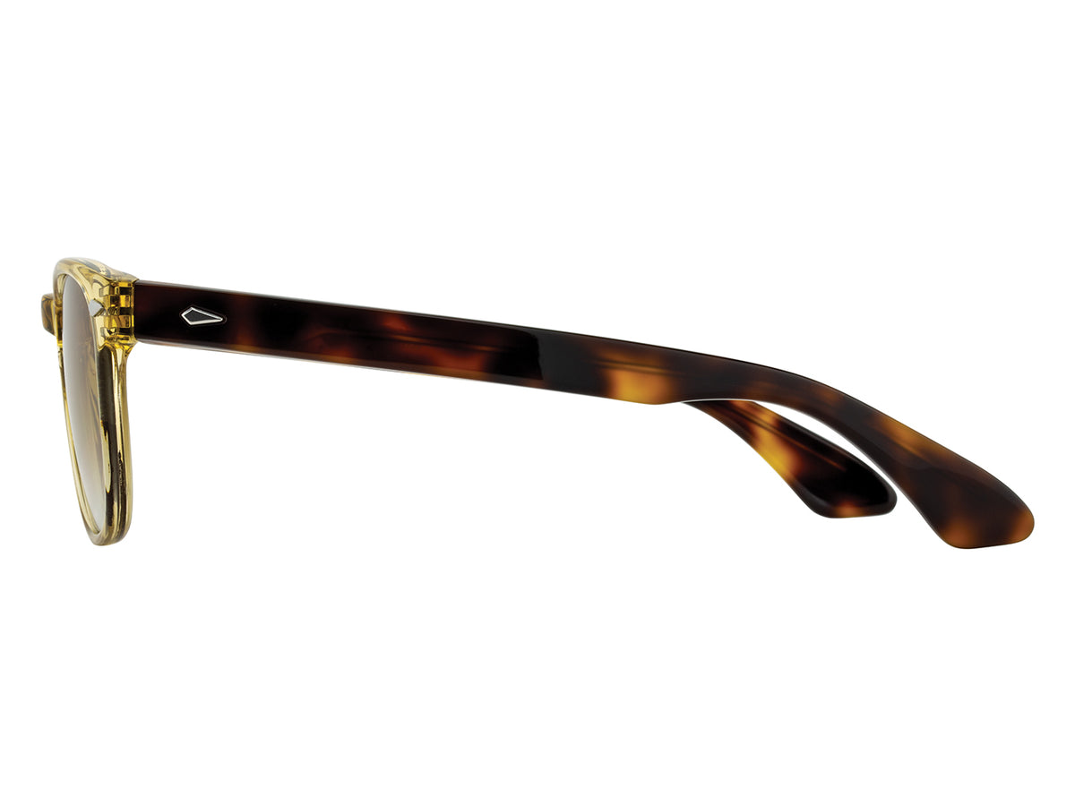 AO-1004 Yellow Crystal & Tortoise Brown Gradient Nylon Lens
