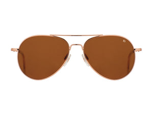 General Rose Gold Brown Glass Lens