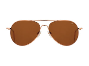 General Rose Gold Brown Glass Lens Polarised