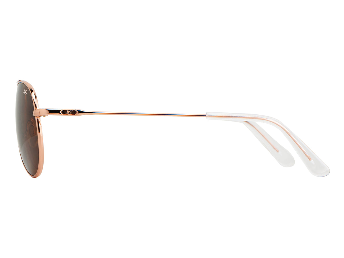 General Rose Gold Brown Glass Lens Polarised