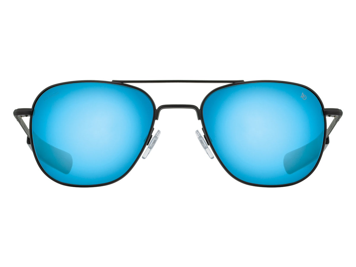 Original Pilot Black Blue Mirror Glass Lens Polarised