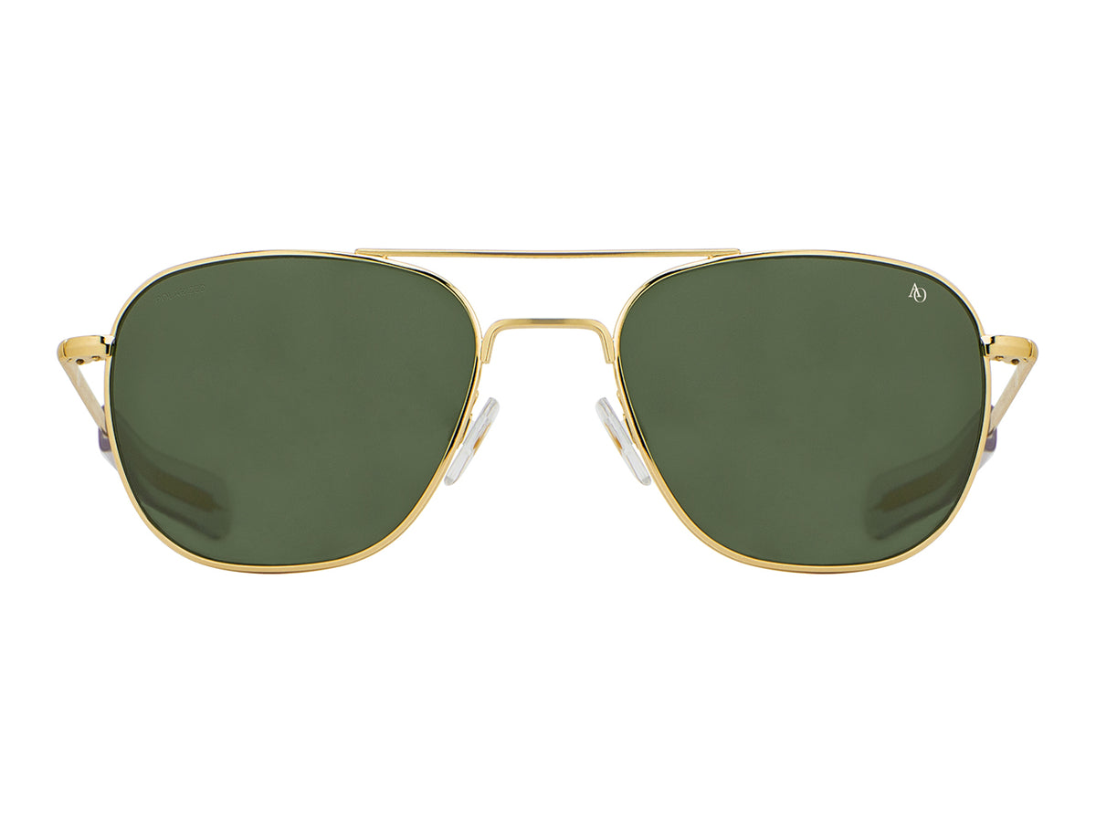Original Pilot Gold Green Glass Lens Polarised