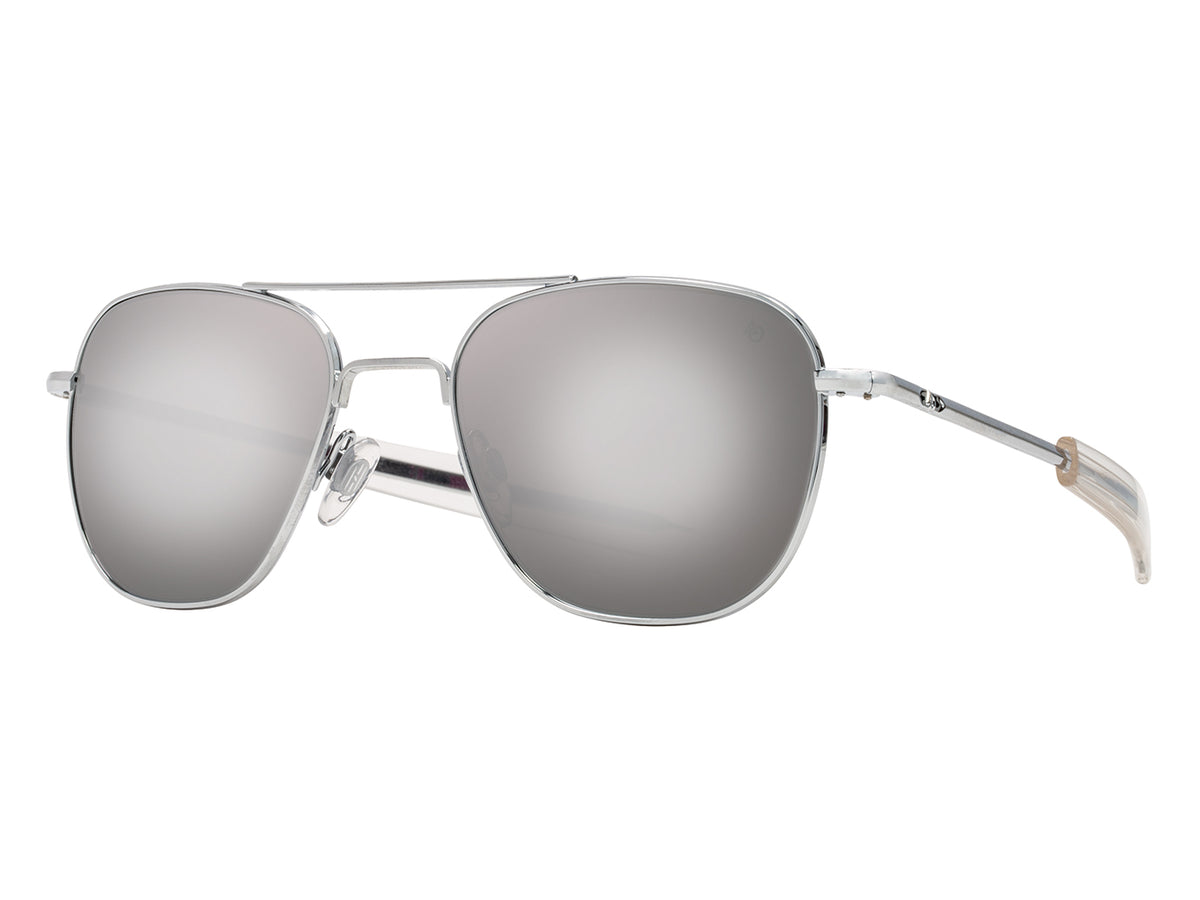 Original Pilot Silver Silver Mirror Glass Lens