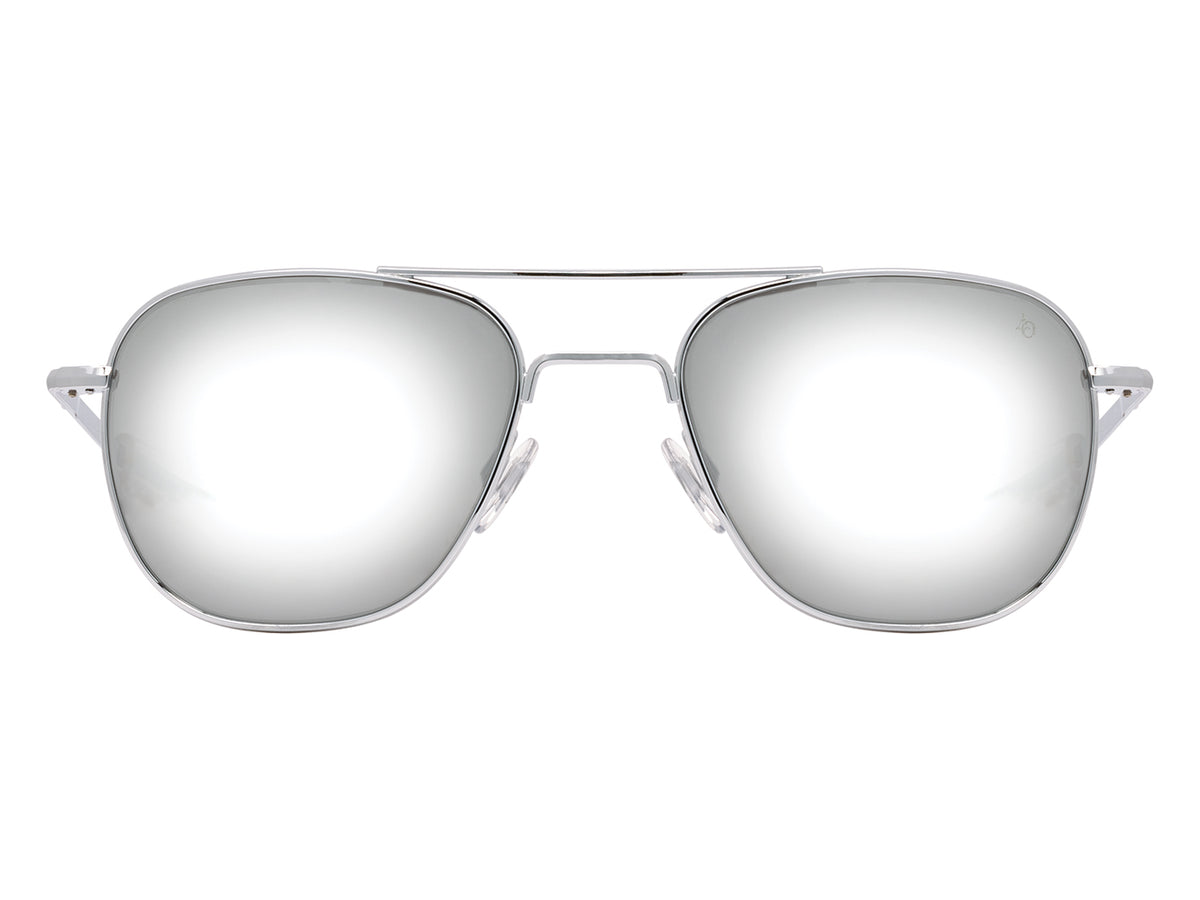 Original Pilot Silver Silver Mirror Glass Lens