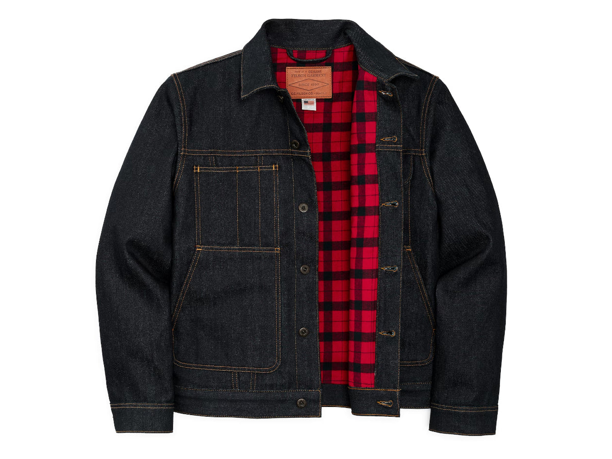 Lined Denim Short Cruiser Raw Indigo