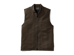 Filson Moleskin Vest Liner in brown