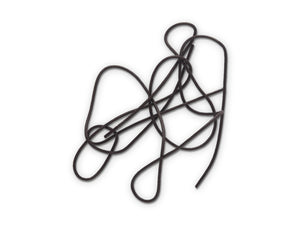 Round Waxed Cotton Laces 72cm Dark Brown