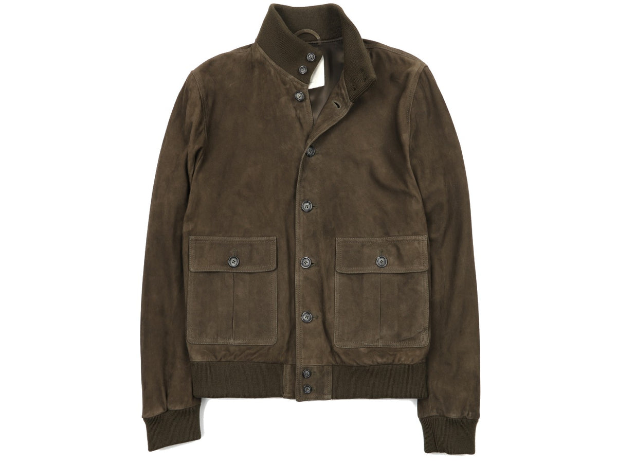 Valstarino Lined Vintage Green Suede