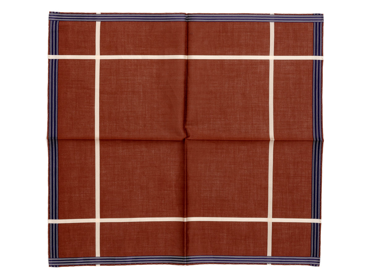 Tobacco Socotra Pocket Square