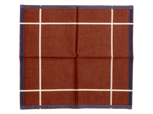 Tobacco Socotra Pocket Square