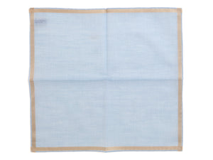 Light Blue-Ivory Amalfi Pocket Square