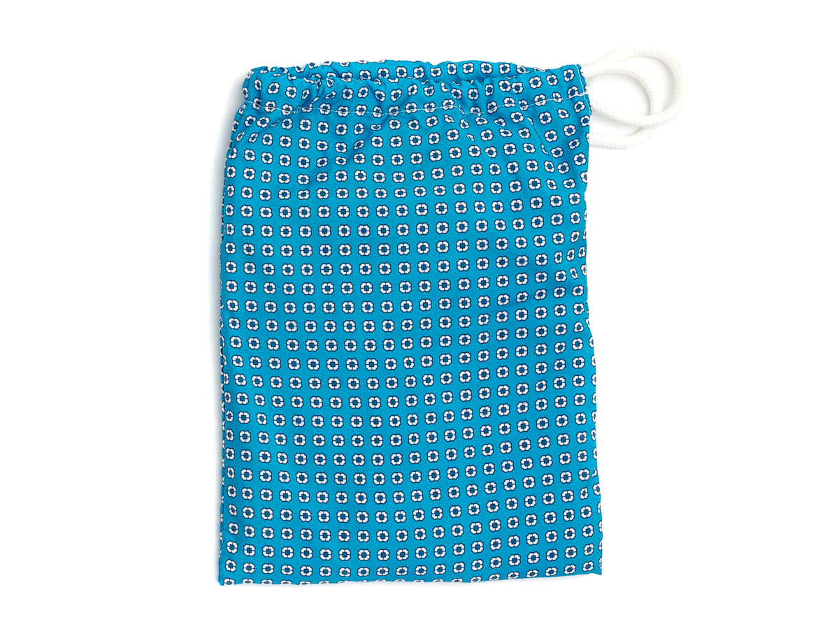 Swimming Trunks Floral Light Blue