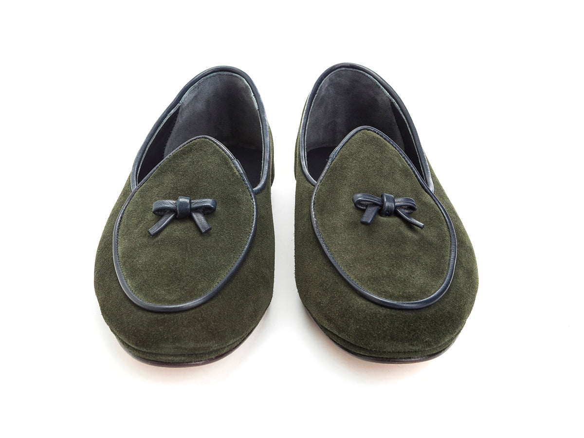 Marphy Loafer Green Velour