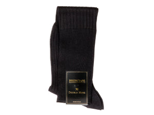 Knee Length Cotton Socks Navy